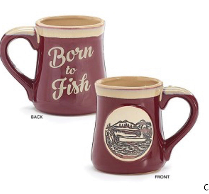 Born to Fish mug