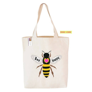 Bee Happy tote bag