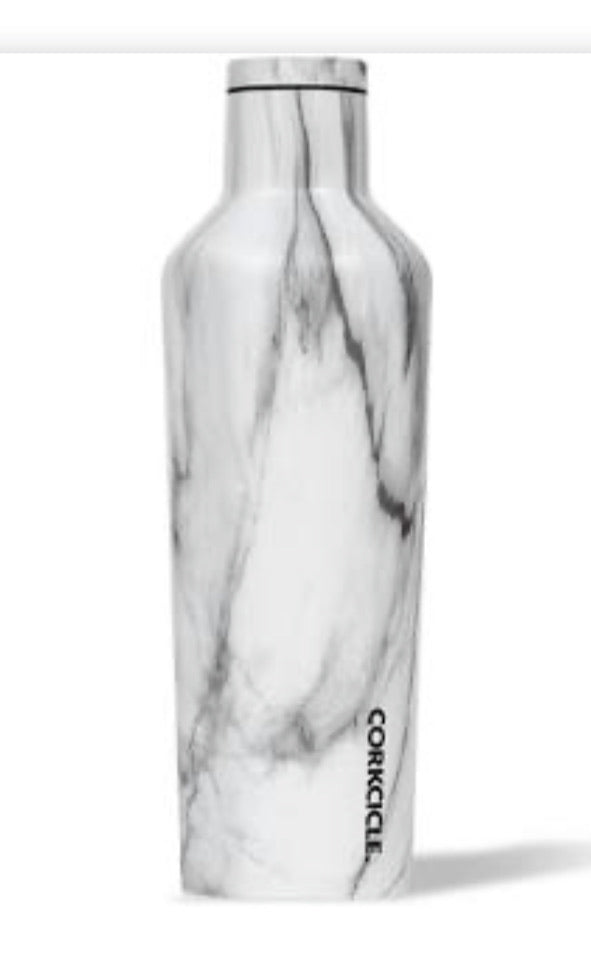 Corkcicle White marble canteen (16oz)