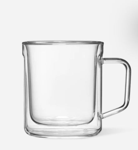Corkcicle Glass Mug - Set of 2 Clear