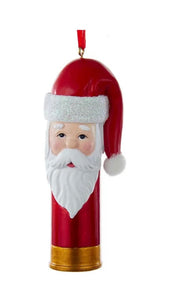 Shotgun Shell Santa Ornament