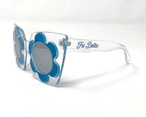 Tri Delta Flower Power Sunglasses