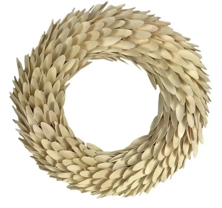 Wood Chip Wreath