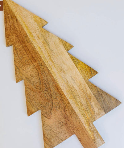 Christmas tree wood cutting board