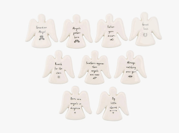 Assorted Ceramic Angel Tokens