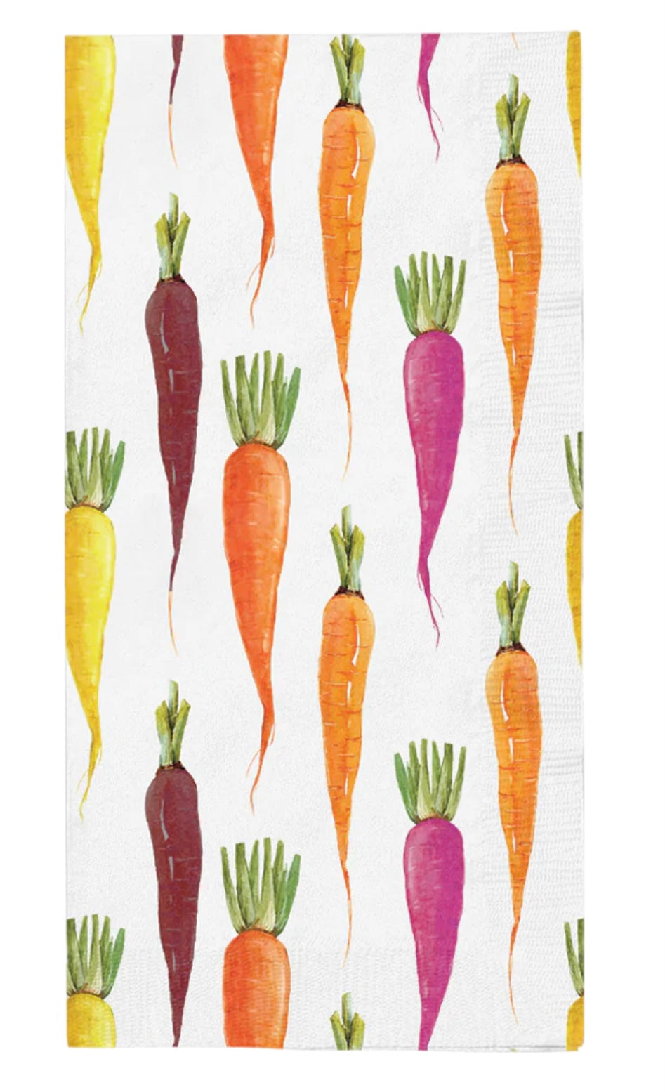 Farmer’s Market Carrots Paper Guest Towels