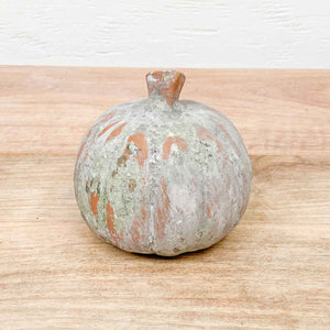 4” Stockholm Pumpkin Antique Cream