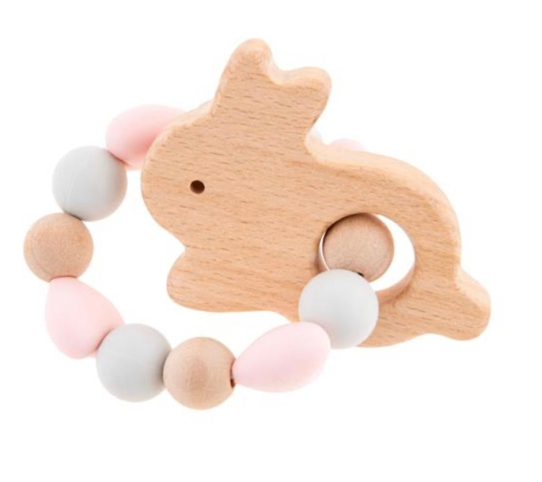 Stephen Joseph Silicone Bunny Teether