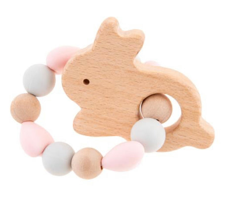 Stephen Joseph Silicone Bunny Teether