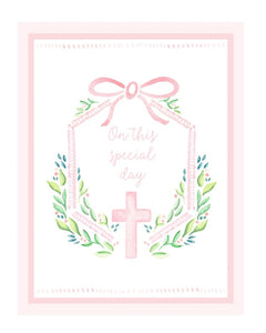 Pink “On This Special Day” Card