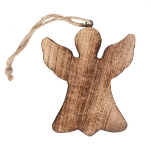 Wooden Angel Ornament