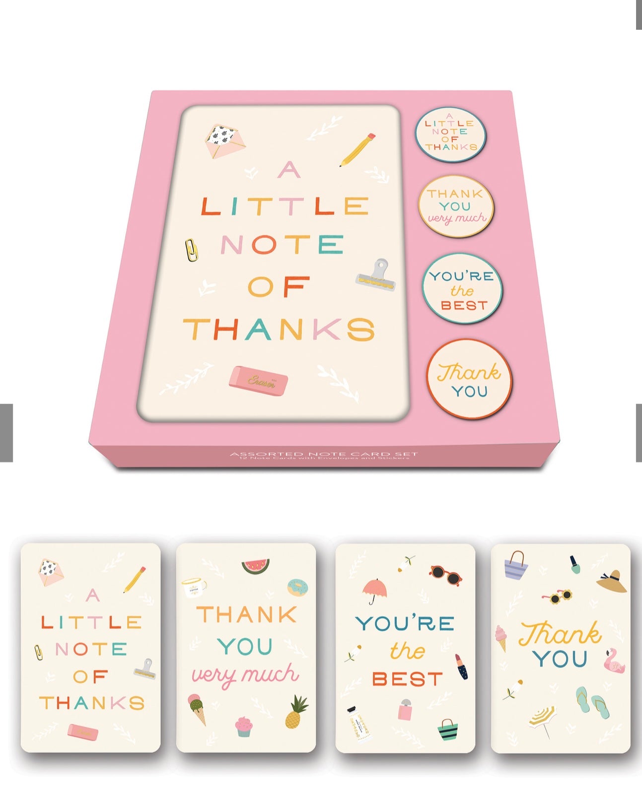 Tiny Treasures Thank You Notecard Set