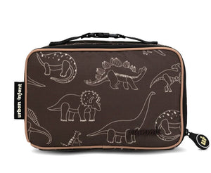 Urban infant brown dinosaur lunch tote