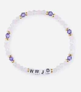 WWJD Bead Stretch Bracelet