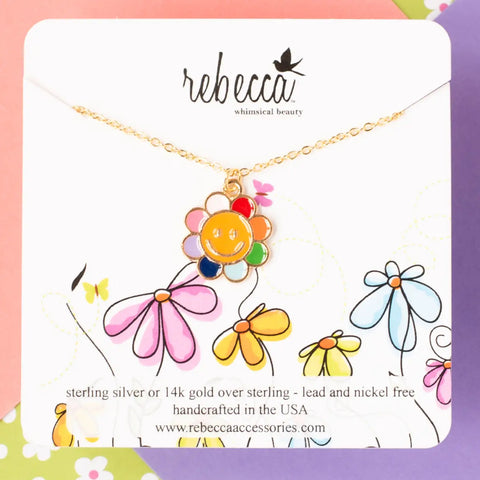 Happy Daisy Colorful Necklace