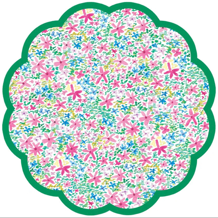 Whimsy Flower Paper Placemat Pad