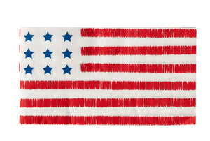 American flag guest napkin