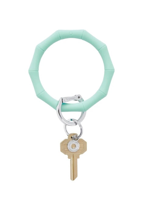 Oventure Silicone Bamboo Key Ring-Pistachio