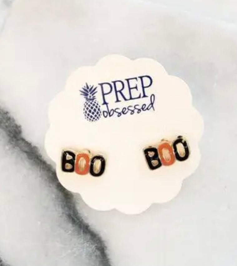 BOO Stud Earrings