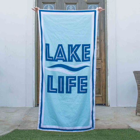 Lake Life Beach Towel