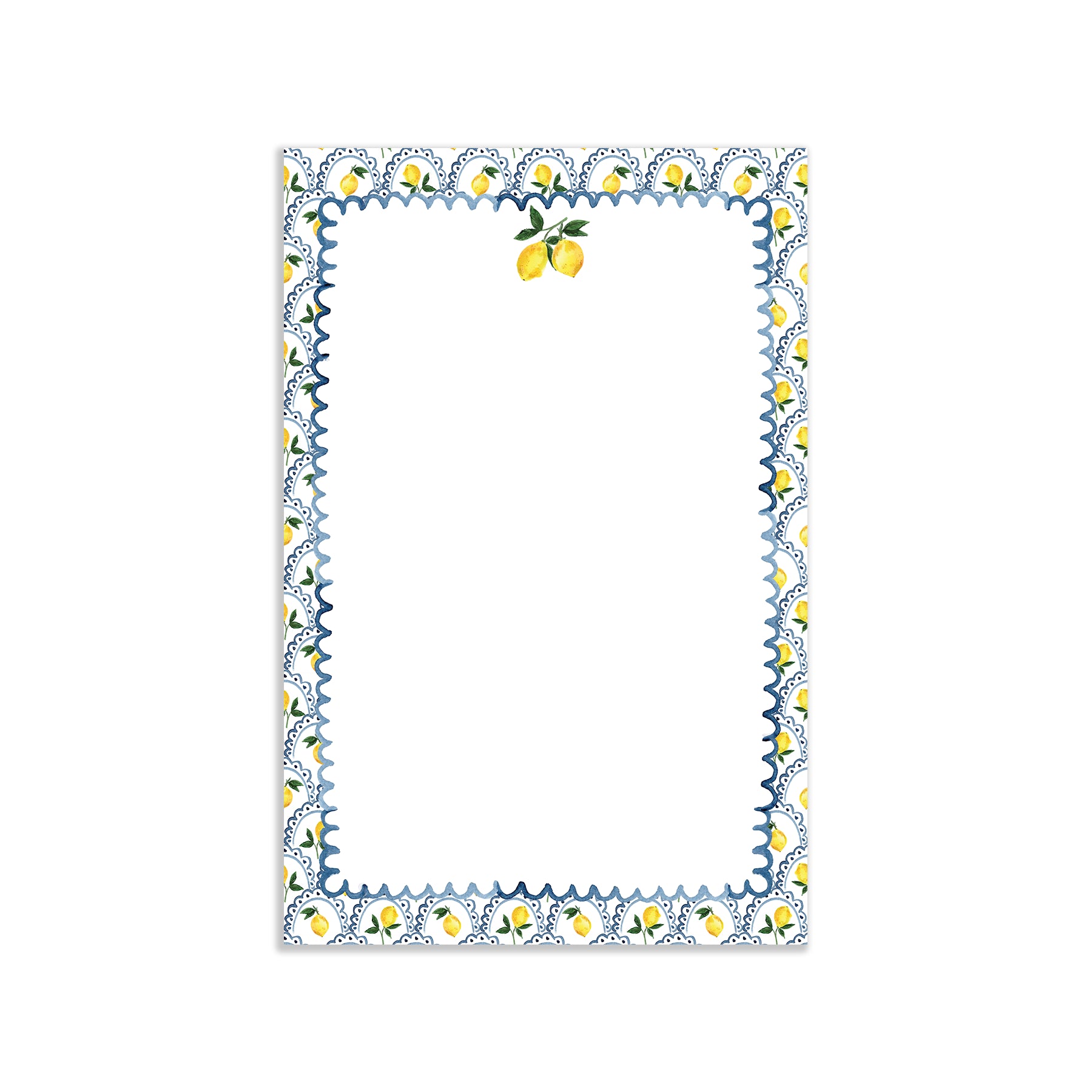 Lemon Scallop Notepad