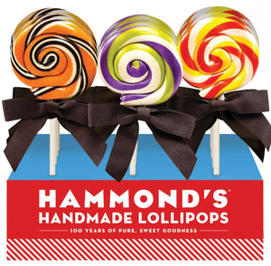Hammond’s Black and Orange Halloween Lollipop