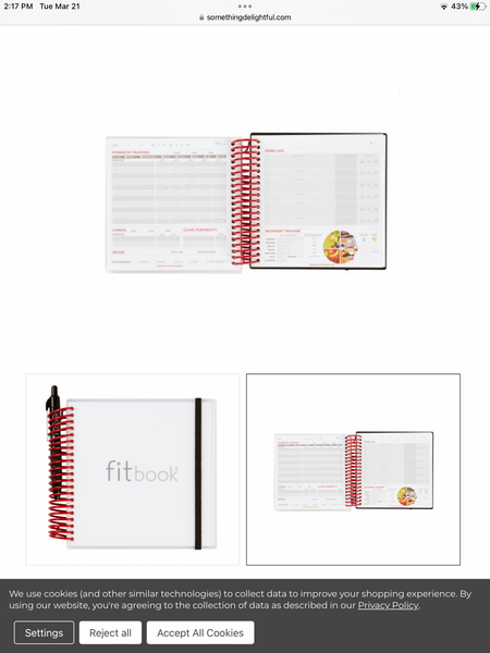 Fit Book Fitness Journal