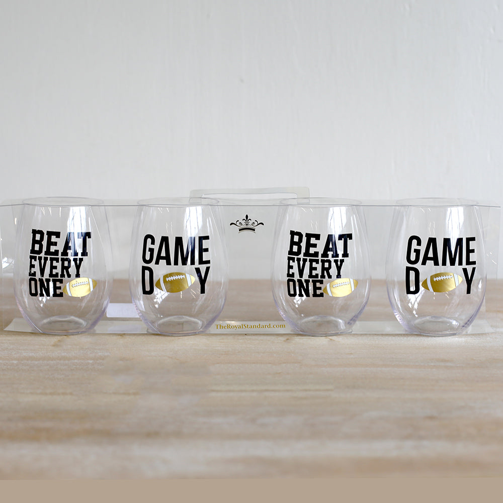 Gameday to go wine cup set