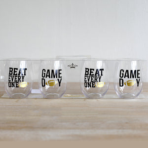 Gameday to go wine cup set