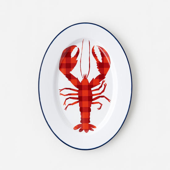 Lobster Melamine Oval Platter