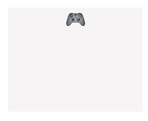 Video Game Controller Notecards