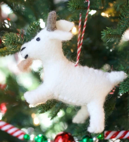 Goat wool ornament