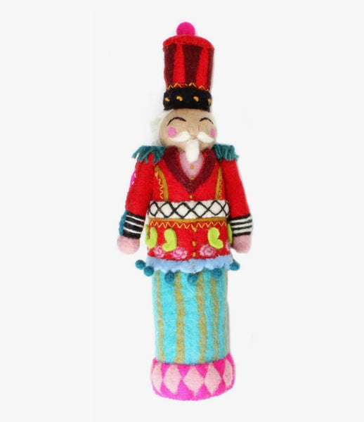 Nutcracker Felted Tree Topper