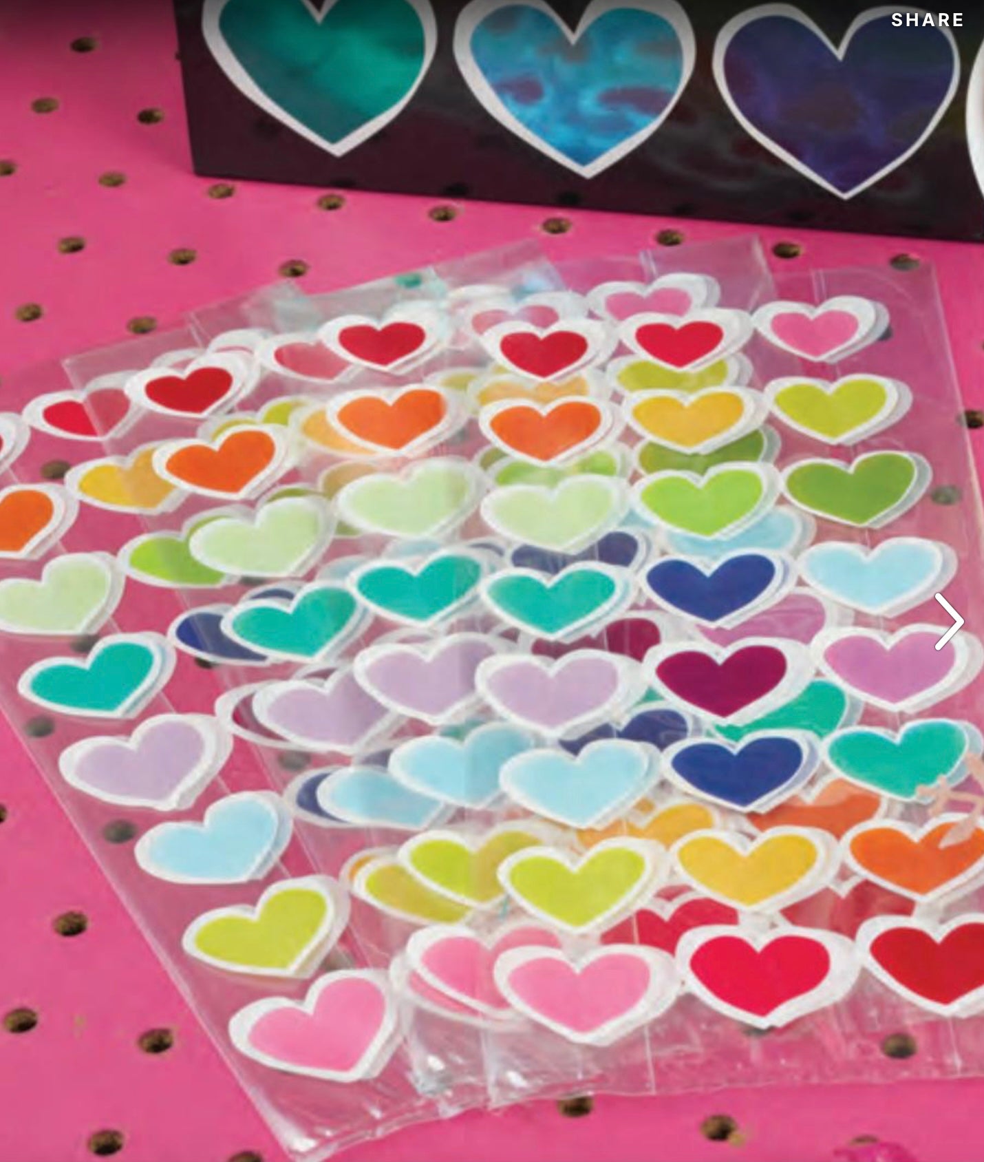 Multicolor Hearts Goodie Bags