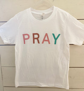 PRAY Tee Adult size small