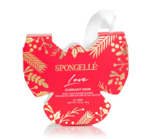 Spongelle Holiday Love Buffer Ornament (Currant Noir)