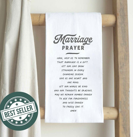 Marriage Prayer Tea Towel