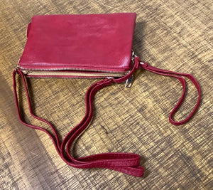 Red Clutch with Strap
