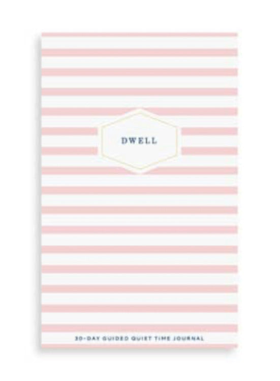 Dwell Devotional Prayer Journal- pink & white