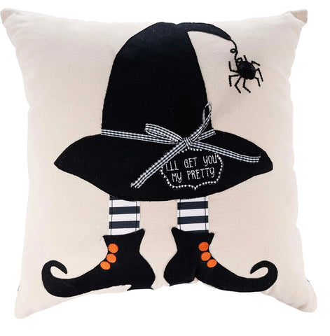I’ll Get You My Pretty Witch Hat Pillow