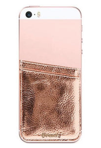 Holographic Phone Pocket- Gold Metallic