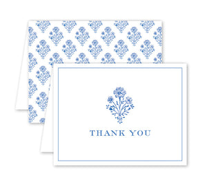 Dogwood Hill Chinoiserie Wicker Thank You Cards