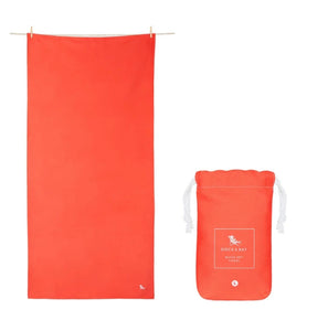 Dock and Bay Electric Red Large Towel