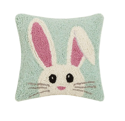 Easter Bunny Face Hook Pillow