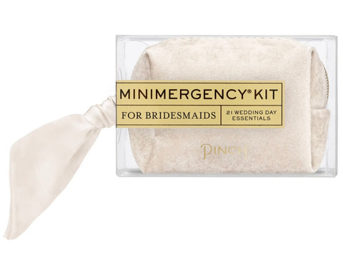 Champagne Velvet Minimergency Kit for Bridesmaids