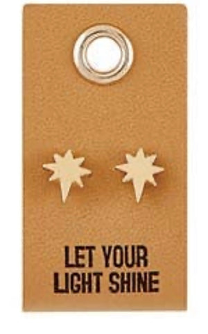 Let your light shine studs