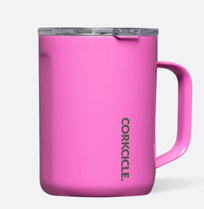 Corkcicle 16 oz. Mug-Miami Pink
