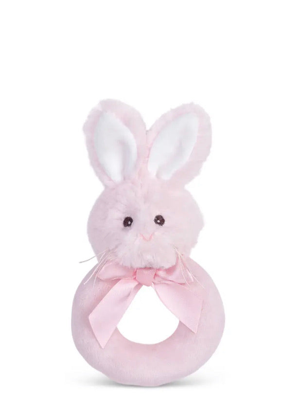Pink Lil Bunny Ring Rattle