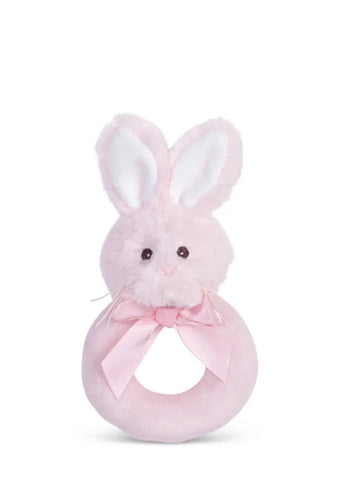 Pink Lil Bunny Ring Rattle