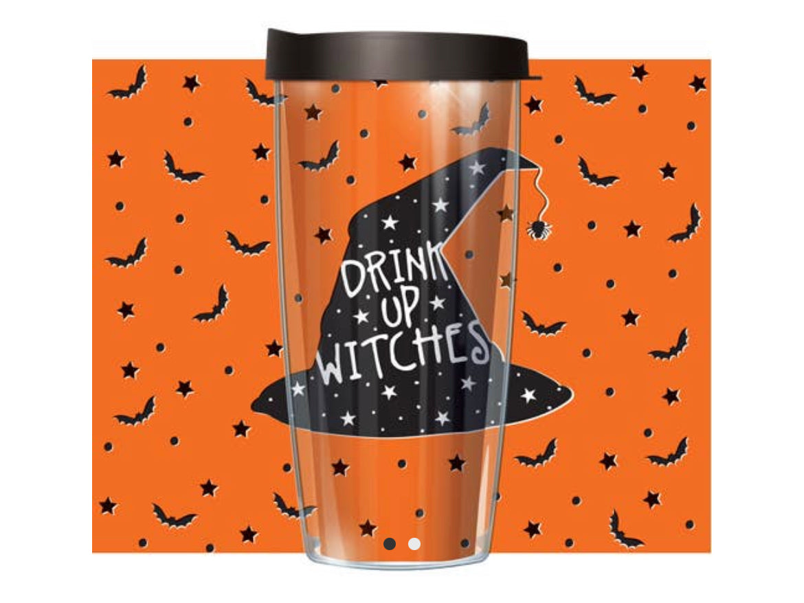 Drink up witches tumbler